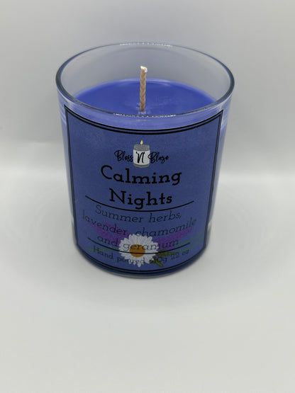Calming Nights – Lavender & Chamomile Soy Candle