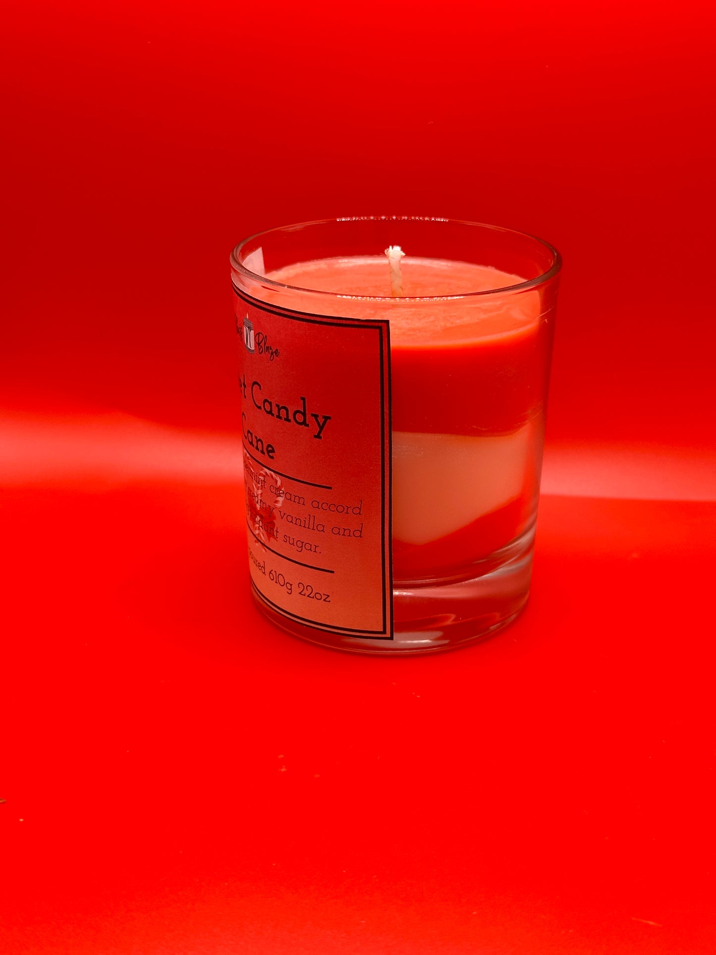 Sweet Candy Cane – Peppermint & Vanilla Soy Candle