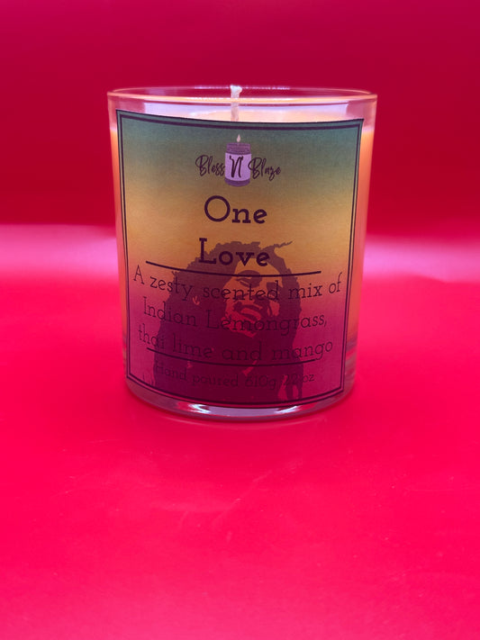 One Love – Lime & Mango Soy Candle