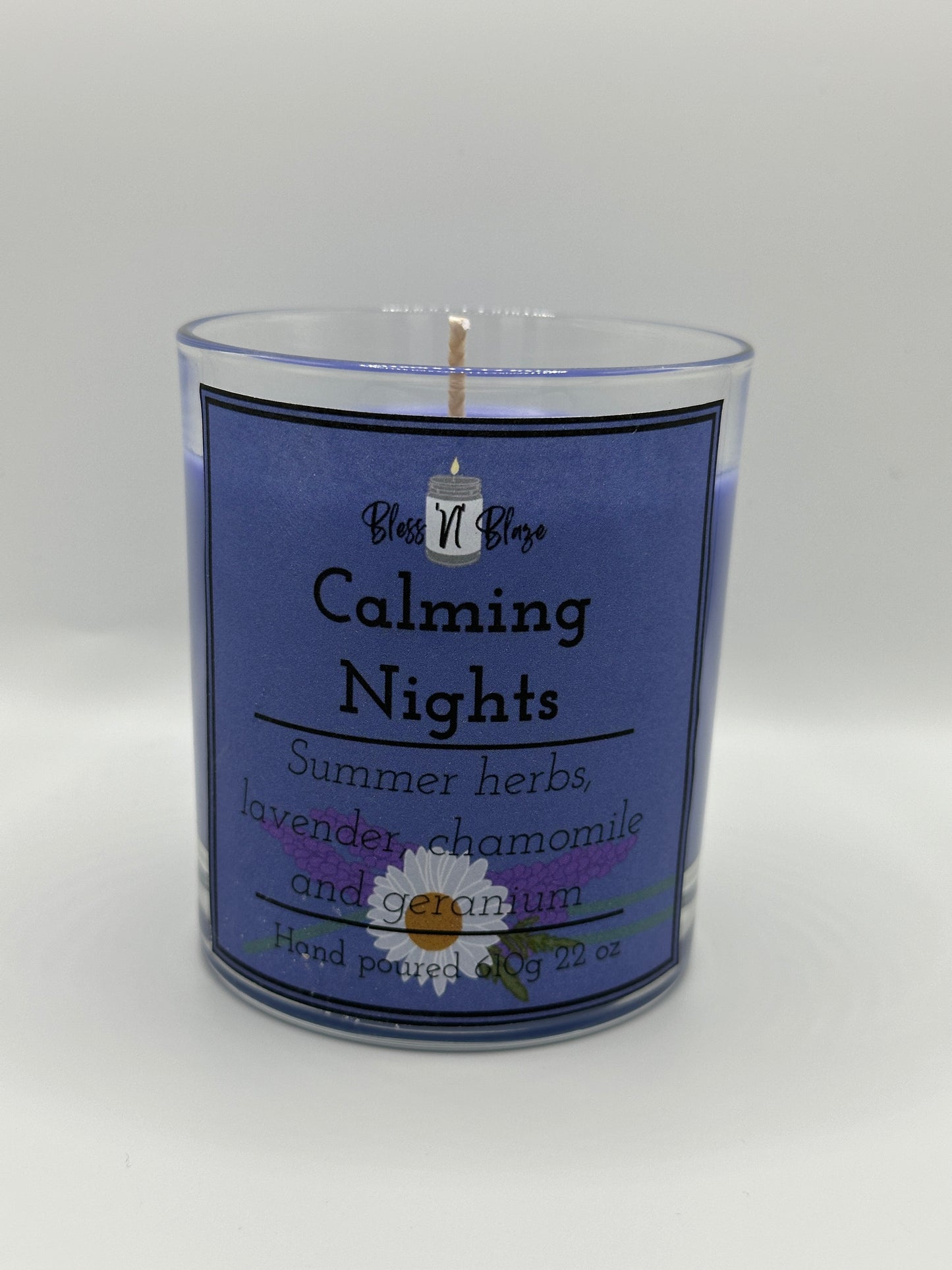 Calming Nights – Lavender & Chamomile Soy Candle
