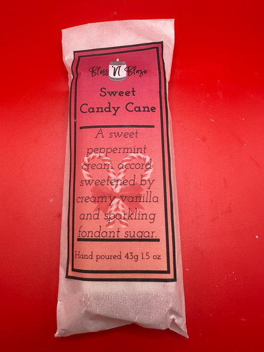 Bless ‘N’ Blaze Sweet Candy Cane Wax Melt Snap Bar