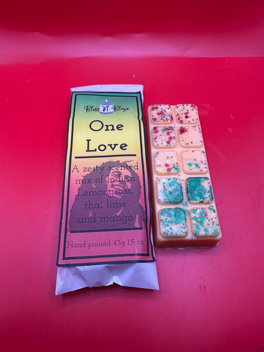 Bless ‘N’ Blaze One Love Wax Melt Snap Bar