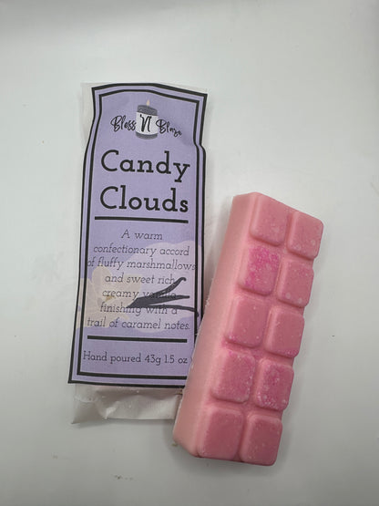 Bless ‘N’ Blaze Candy Clouds Wax Melt Snap Bar