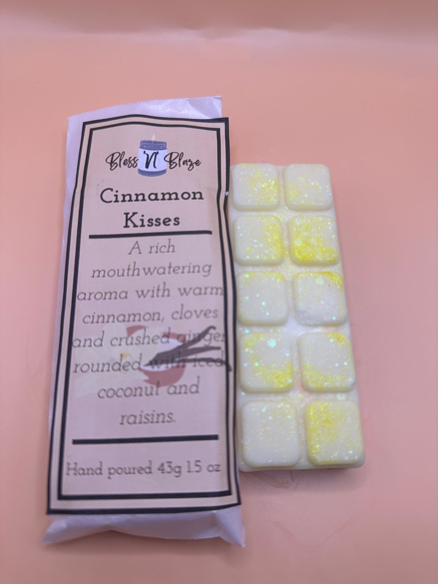 Bless ‘N’ Blaze Cinnamon Kisses Snap Bar Wax Melt