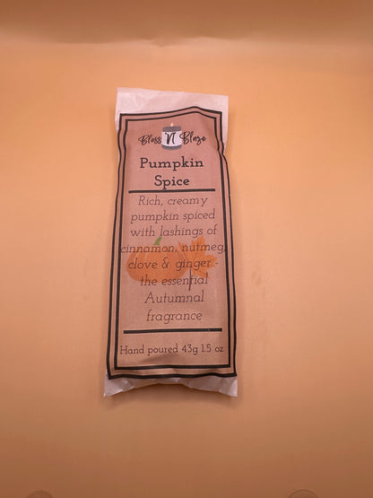Bless ‘N’ Blaze Pumpkin Spice Wax Melt Snap Bar