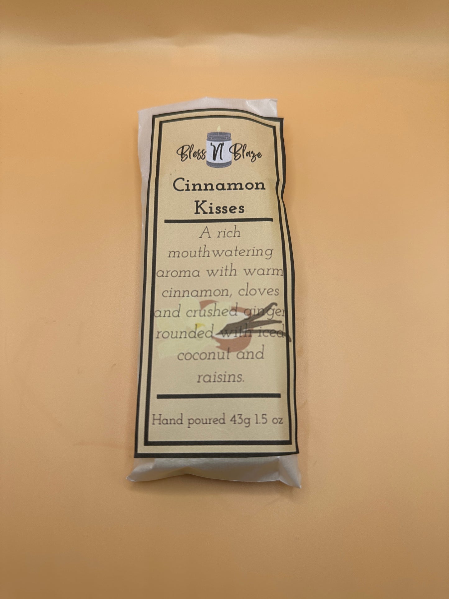 Bless ‘N’ Blaze Cinnamon Kisses Snap Bar Wax Melt