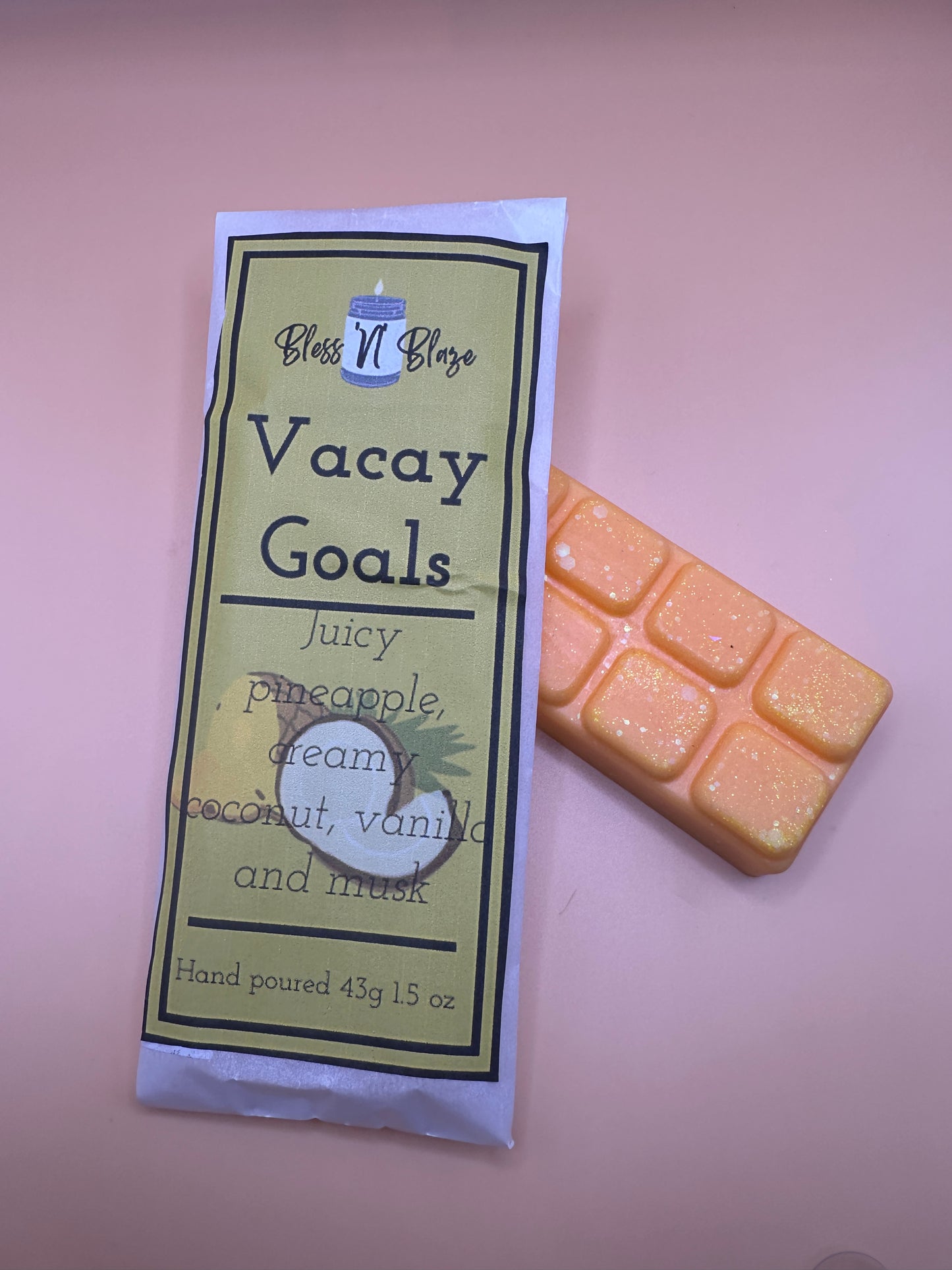 Bless 'N' Blaze Vacay Goals Wax Melts