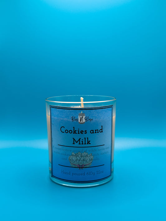 Cookies and Milk - Christmas Cookies Candle