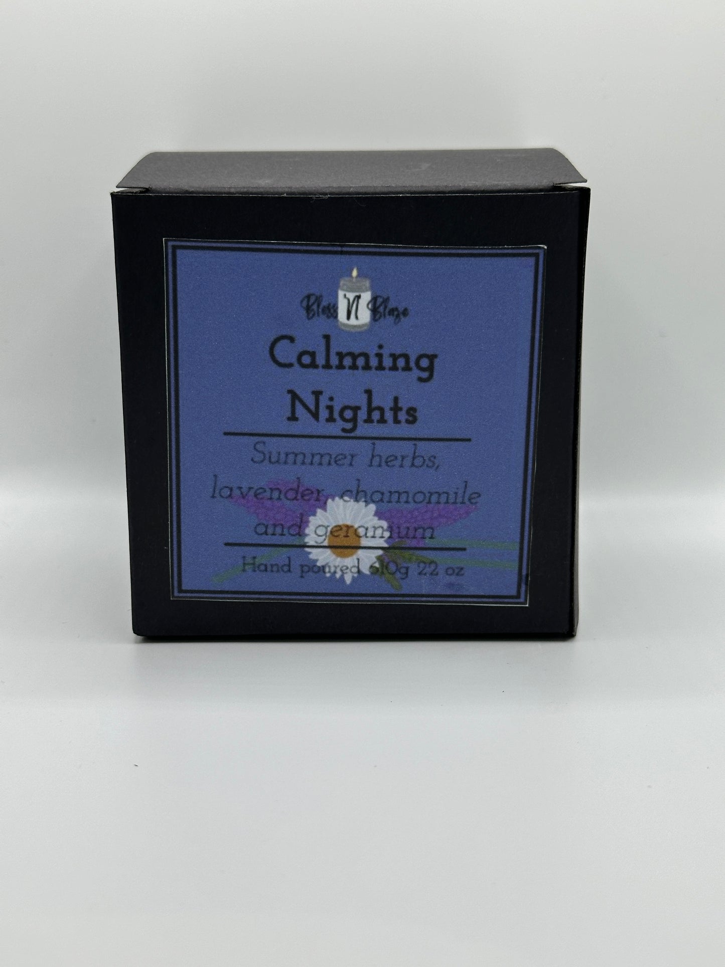 Calming Nights – Lavender & Chamomile Soy Candle