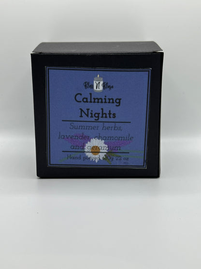 Calming Nights – Lavender & Chamomile Soy Candle