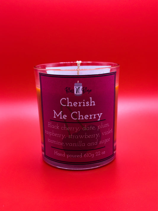 Bless 'N' Blaze Cherish Me Cherry Candle