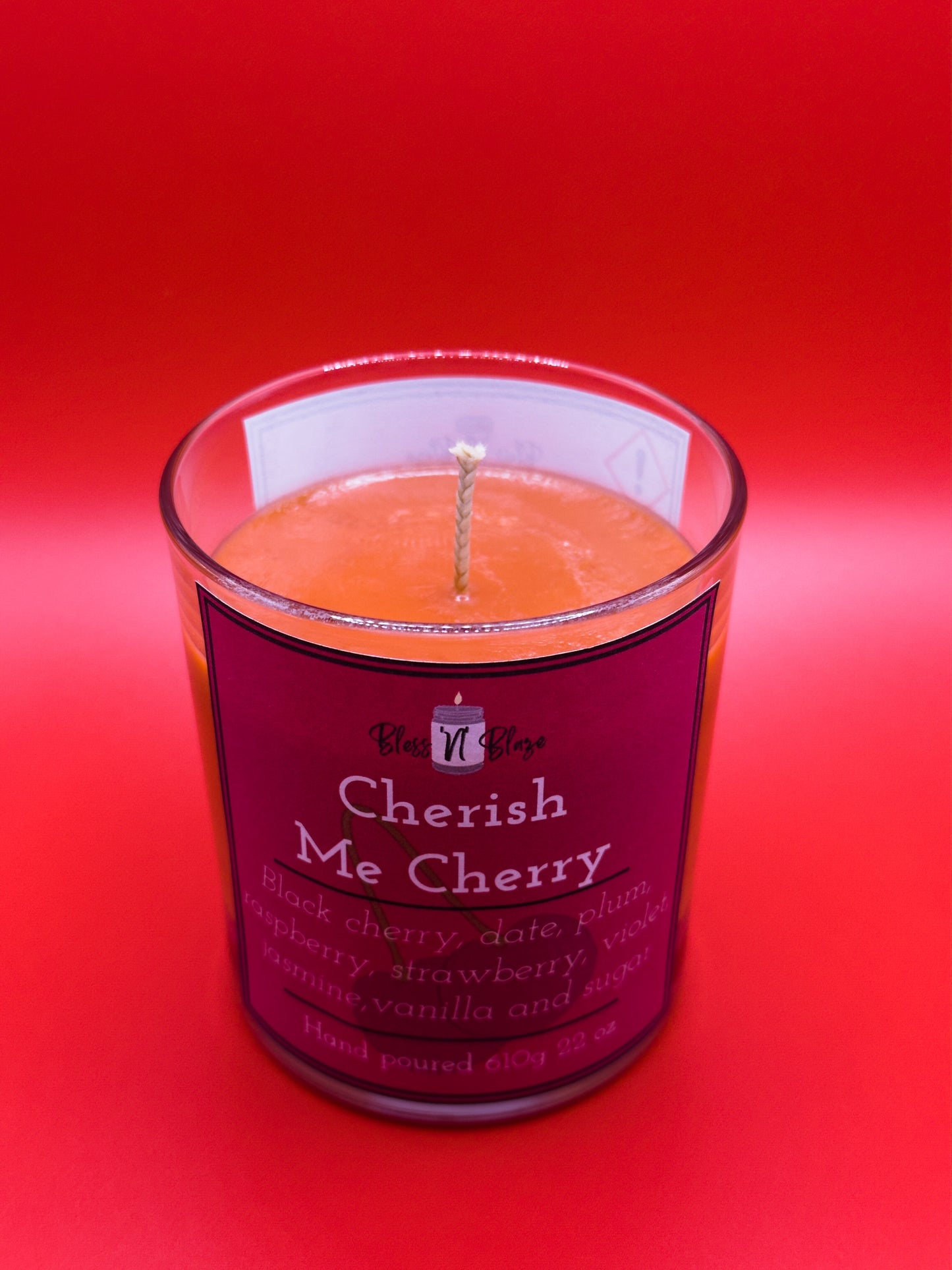 Bless 'N' Blaze Cherish Me Cherry Candle