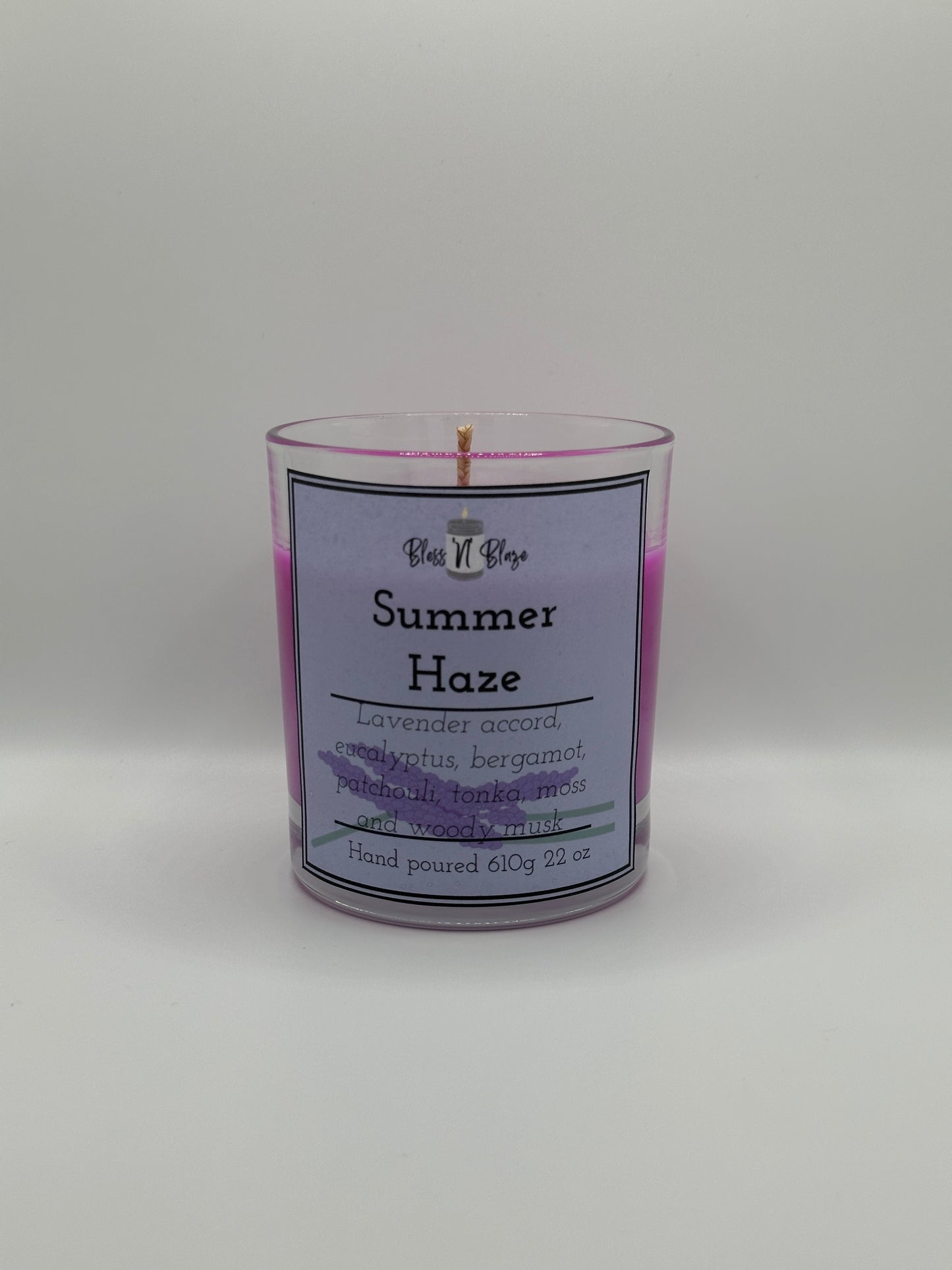 Summer Haze – Lavender Soy Candle