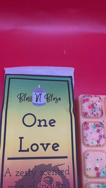 Bless ‘N’ Blaze One Love Wax Melt Snap Bar